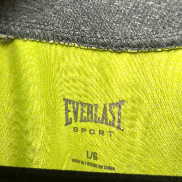 Everlast 3/4 zip Pullover Hi Visibility sz L - Picture 3 of 4
